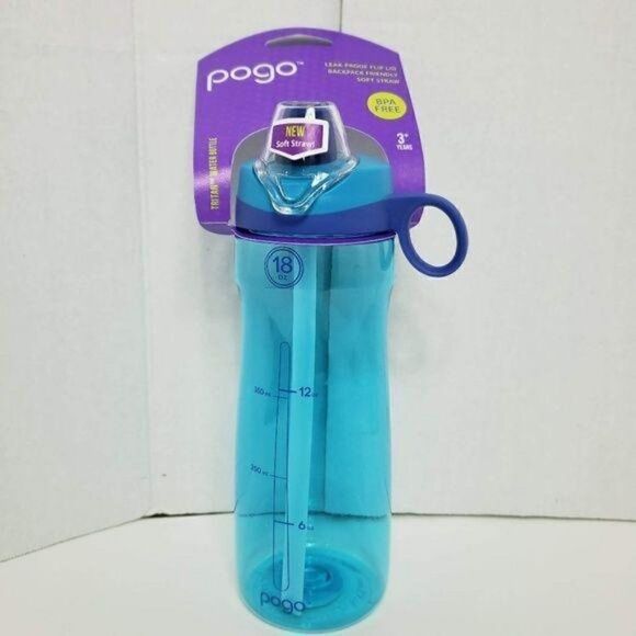 Pogo Tritan Plastic Water Bottle 18oz Chug Lid - B - Picture 1 of 4